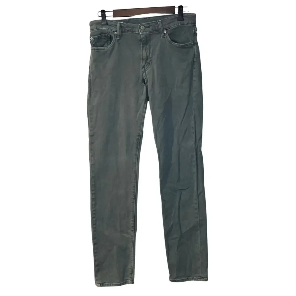 Levi's Men's Capital E Damaged Gray Jeans Size 30 x 32